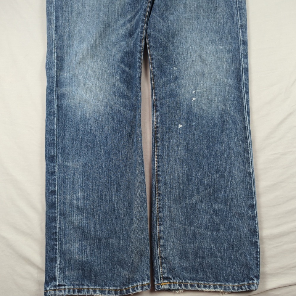 Polo Ralph Lauren 867 Jeans Mens 33x30 Blue Classic Straight Leg Distressed - Picture 3 of 16